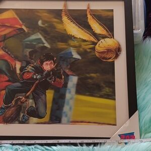 Harry potter frame ,picture flying Harry potter Hologram